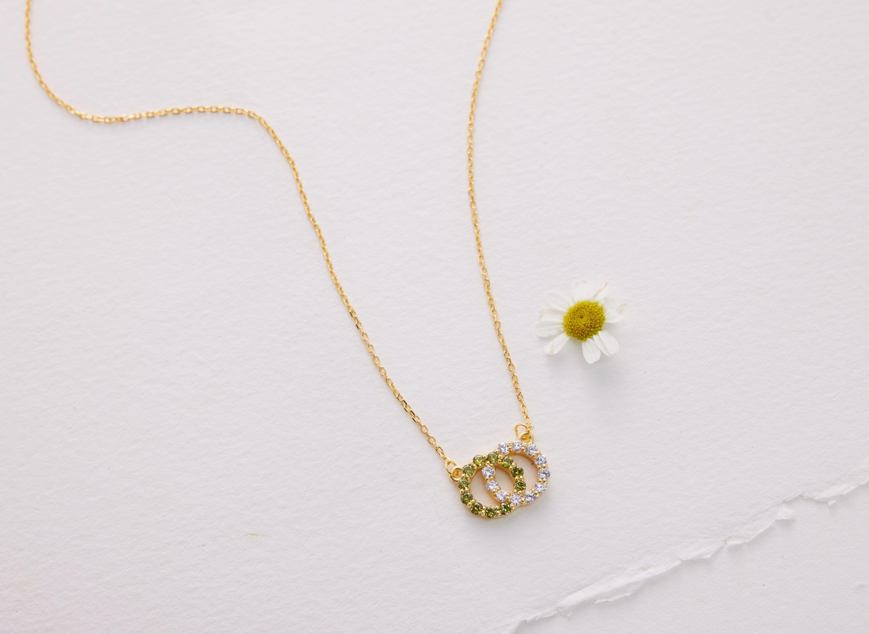Custom Infinity Necklace - Interlocking Circles Necklace featured in Custom Jewelry for Couples Who Have Everything