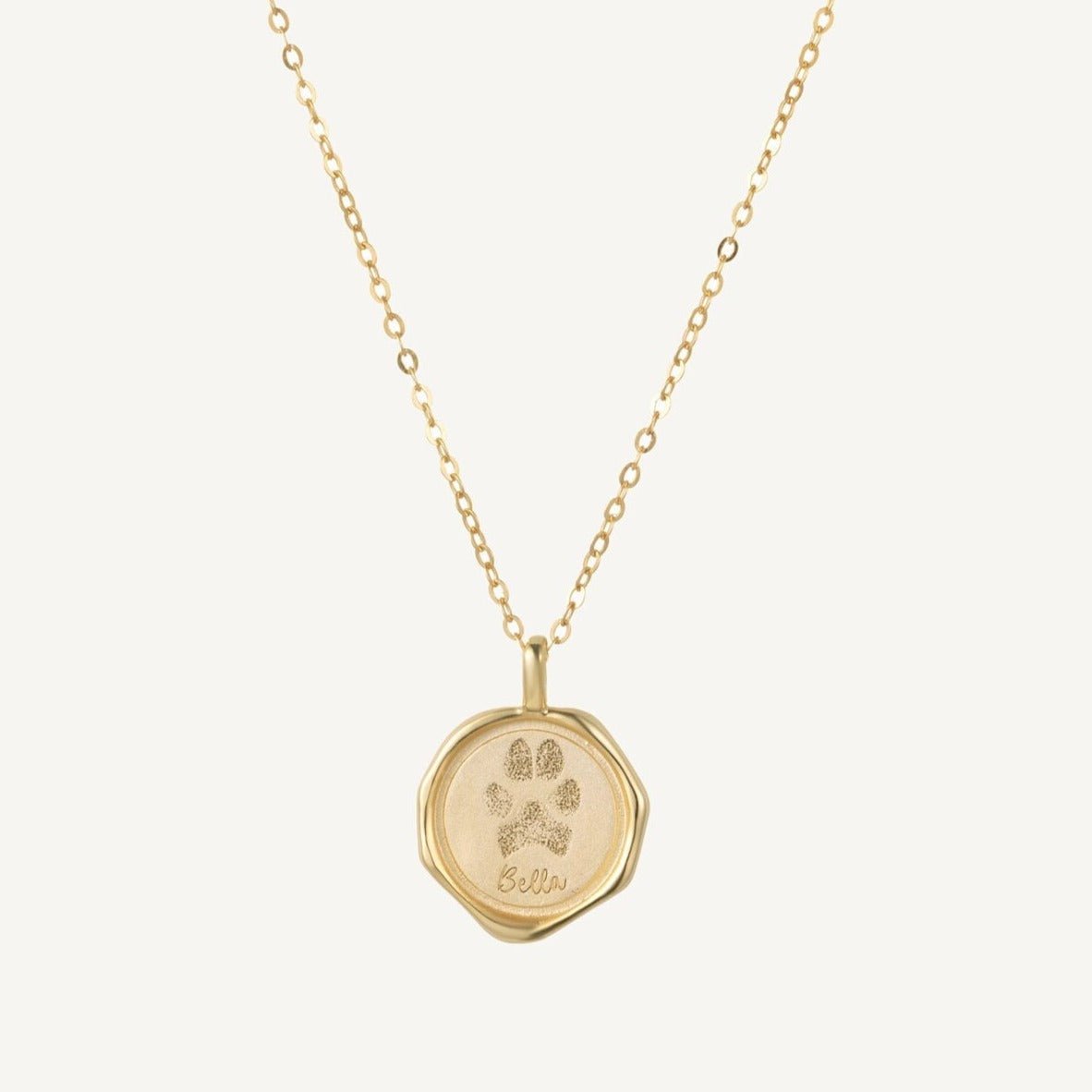 Actual Pet Paw Print Seal Wax Necklace featured in Pet Jewelry: A Heartfelt Expression of Love