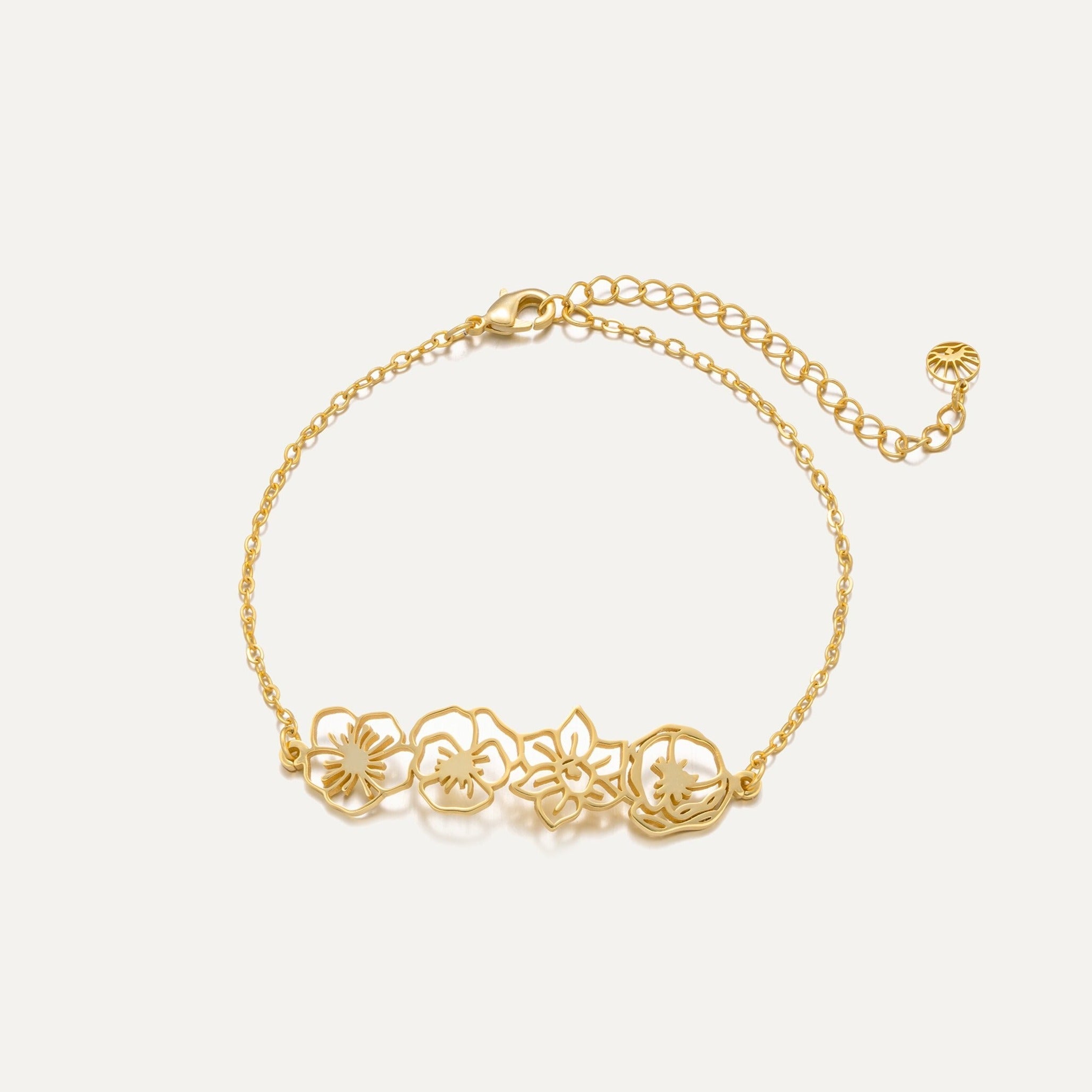 Birth Flower Bracelet featured in Discover What Your Birth Flower Says About You