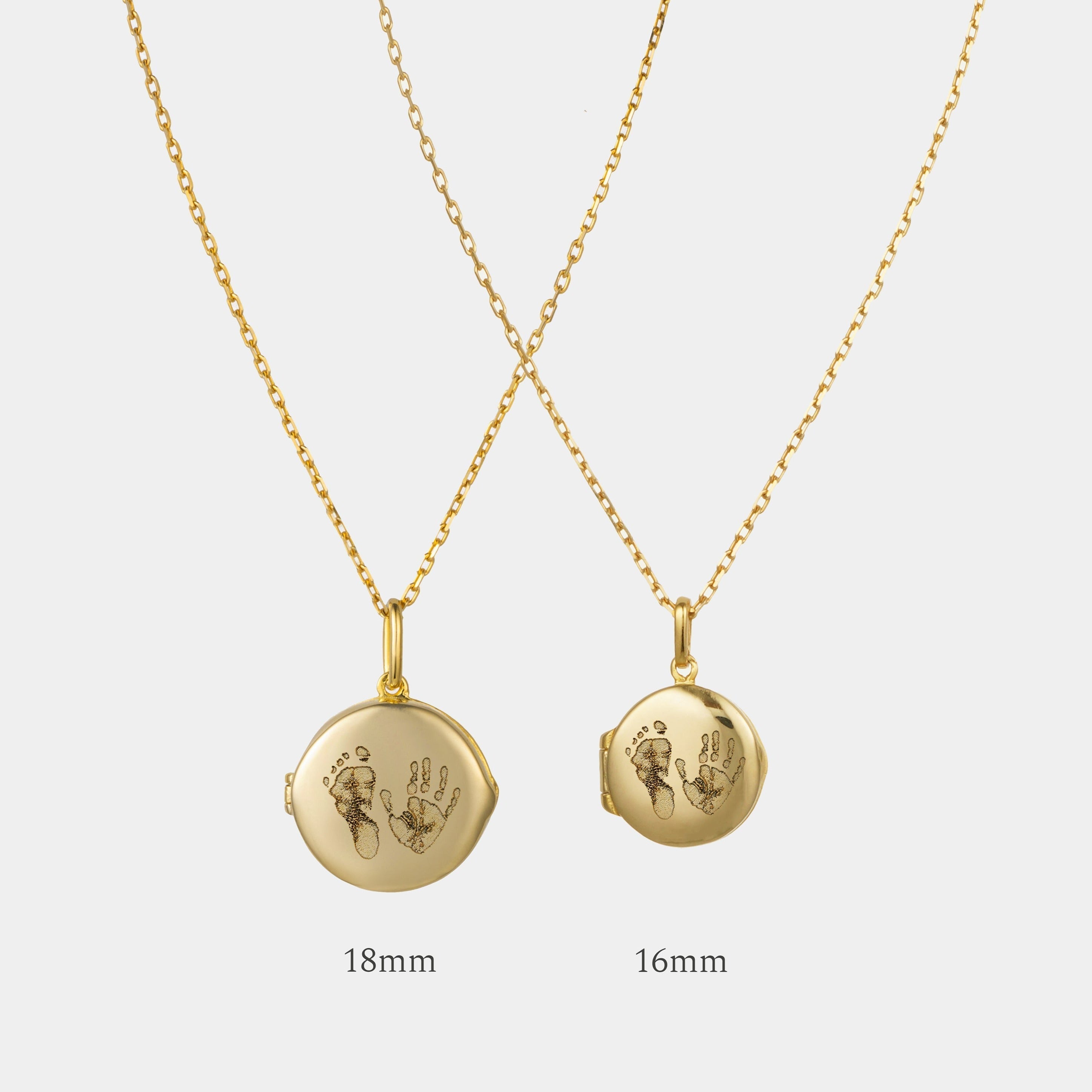 Custom Circle Photo Locket Necklace featured in How to Choose a Personalized Memorial Necklace