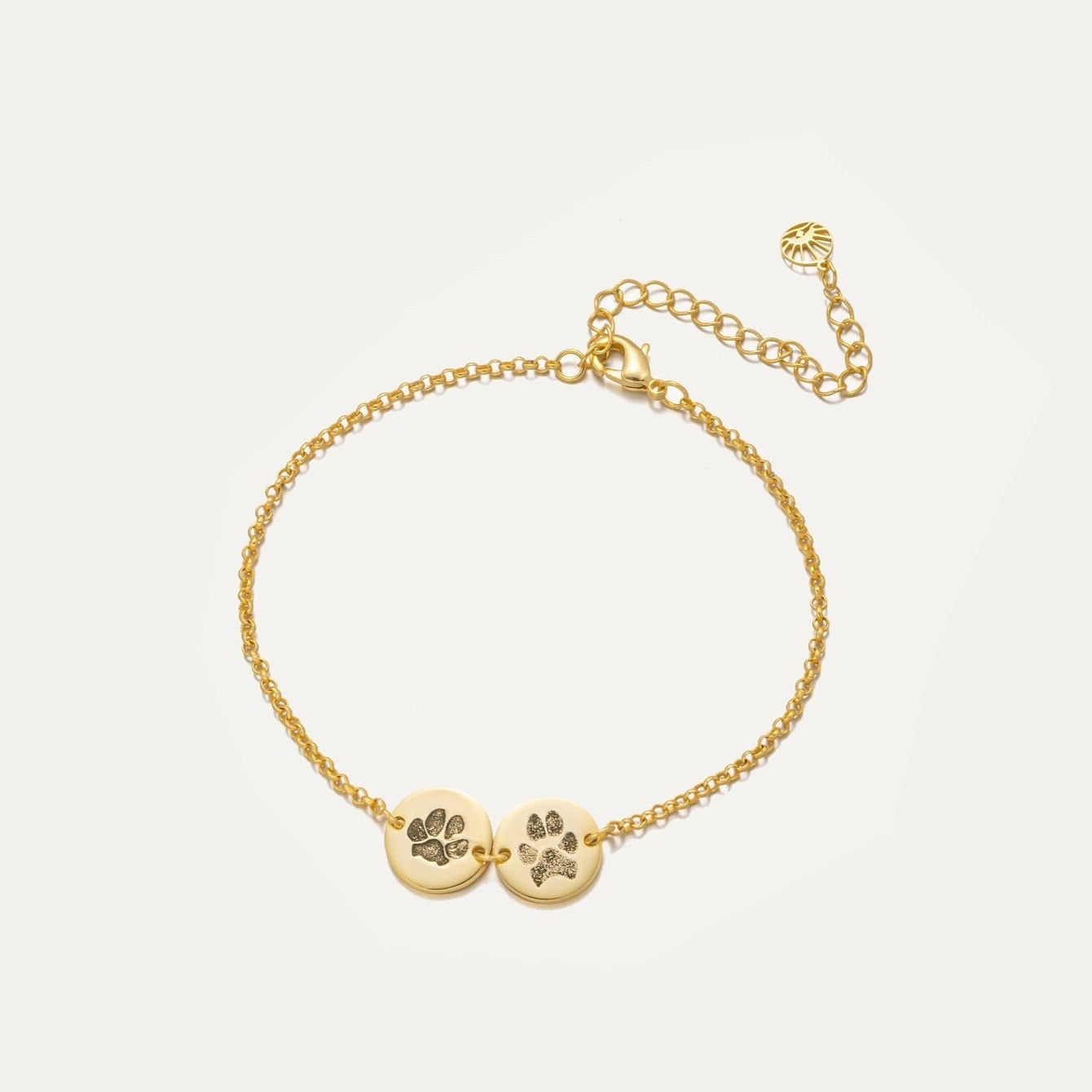 Multi Pet Paw or Nose Print Bracelet featured in Pet Paw Prints to Precious Metals: How Custom Jewelry Captures Your Pet’s Personality