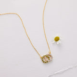 Custom Infinity Necklace - Interlocking Circles Necklace