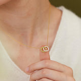 Custom Infinity Necklace - Interlocking Circles Necklace