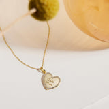 Custom Handwriting Heart Necklace