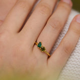 Custom Toi et Moi Duo Birthstone Ring