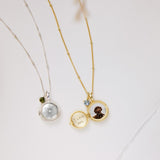 Sunburst Locket Necklace