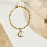 Paw Print Locket Bracelet