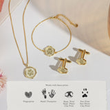 Actual Pet Paw Print Seal Wax Necklace