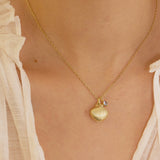 Pearl Necklace – Personalized Shell Locket With Freshwater Pearl