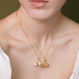 Pavé Cherry Necklace - Dainty Diamond Pendant