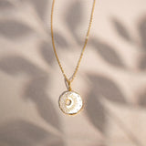 Diamond Moon Sun Star Necklace