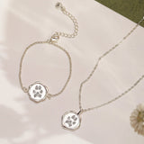 Pet Paw Print Seal Wax Necklace