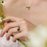 Custom 3 Birthstone Ring- Personalized Family Ring