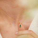 May Emerald Birthstone Necklace
