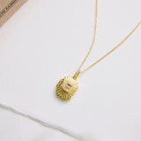 Custom Pavé Initial Photo Locket Necklace