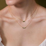 Birthstone Necklace - Personalized Sterling Silver Jewelry