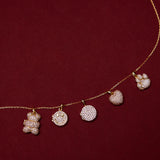 Pavé Paw Necklace - Diamond Paw Necklace