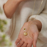 Pavé Sunburst Heart Locket Necklace – Personalized Photo Keepsake