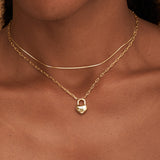 Heart Initial Necklace