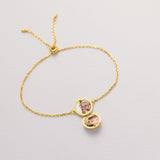 Round Pavé Photo Locket Bracelet – Personalized Keepsake Jewelry