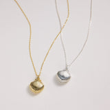 Pearl Necklace – Personalized Shell Locket With Freshwater Pearl