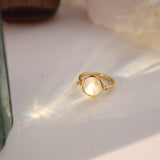 Mother of Pearl Spinner Ring