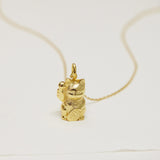 Lucky Cat Necklace – Maneki-Neko Locket