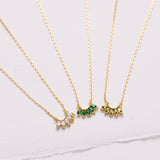 Marquise Birthstone Necklace – Personalized Flower Petal Necklace