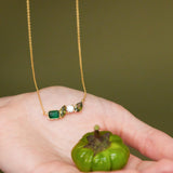 Custom 4 Birthstone Necklace - Family Birthstone Jewelry