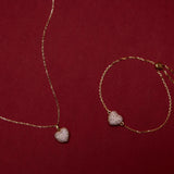 Pavé Photo Bracelet - Heart Locket Bracelet