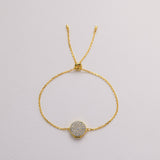 Round Pavé Photo Locket Bracelet – Personalized Keepsake Jewelry