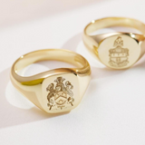 Coat of Arms Ring Family Crest Ring