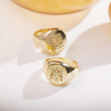 Custom Signet Crest Ring