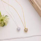 Pavé Heart Locket Necklace