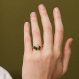 Custom 3 Birthstone Ring- Personalized Family Ring