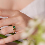 Custom Toi et Moi Duo Birthstone Ring