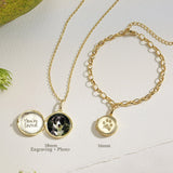 Paw Print Locket Bracelet