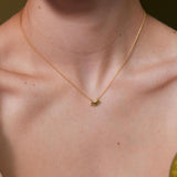 Marquise Birthstone Necklace – Personalized Flower Petal Necklace