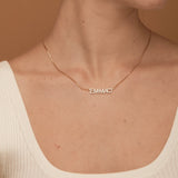 Custom Pavé Name Necklace