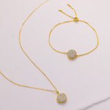 Round Pavé Photo Locket Bracelet – Personalized Keepsake Jewelry