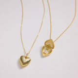 Heart Shell Necklace – Personalized Pearl Locket With Sterling Silver Chain