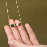 Custom 4 Birthstone Necklace - Family Birthstone Jewelry