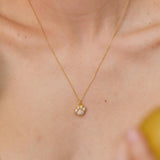 Pavé Paw Necklace - Diamond Paw Necklace