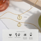 Pet Paw Print Seal Wax Necklace