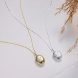 Customized Locket – Moon Star Necklace