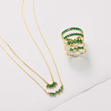 Birthstone Necklace - Personalized Sterling Silver Jewelry