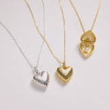 Heart Shell Necklace – Personalized Pearl Locket With Sterling Silver Chain