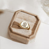 Custom Crest Signet Ring