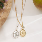 Wild Flowers Locket Necklace