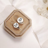 Actual Pet Paw Print Signet Ring-Jewelry > Rings > Statement Rings-EcoPhilia